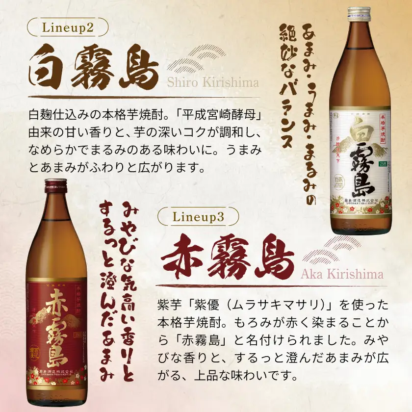 霧島酒造(25度)900ml×5色バラエティセット≪みやこんじょ特急便≫_17