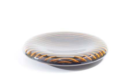 盛り映えする器シリーズ ふんわりプレート皿（ブラウン）有田焼 幸楽窯 器 食器 茶色 和食 洋食 A22-24