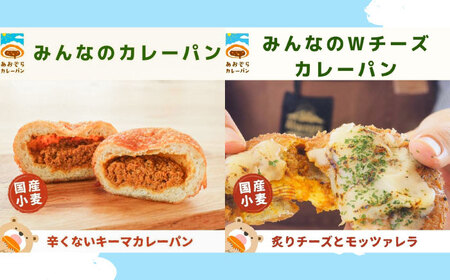 スパイスカレーパン4種食べ比べセット / 国産 小麦 パン カレー かれー カレーパン パン 冷凍パン かれーぱん 自家製 冷凍 惣菜 おかず 惣菜パン / 稲沢市 / あおぞらカレーパン [BMAA001]