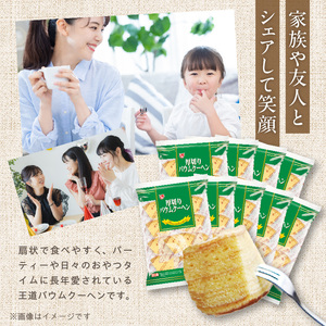 エースベーカリー　厚切りバウムクーヘン　9個×12袋［134T01］
