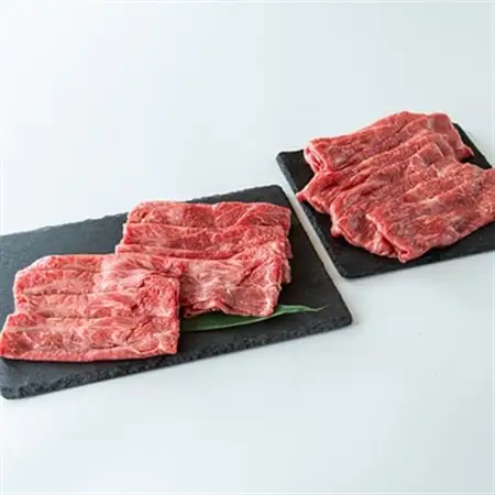 美作育ちの☆ゆたかや牛☆(黒毛肉牛)　しゃぶしゃぶ用310g・すき焼き用350gセット_肉 しゃぶしゃぶ 牛肉 牛しゃぶ_【配送不可地域：離島】【1524536】