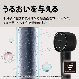 S103(ブラック系)　SHARP プラズマクラスタードレープフロードライヤー IB-WX902-B（ブラック系ミッドナイトブラック）【シャープ 電化製品 家電 美容 美容家電 ドライヤー プラズマクラスター イオン 速乾 新生活 正規品 大阪府 八尾市 返礼品】