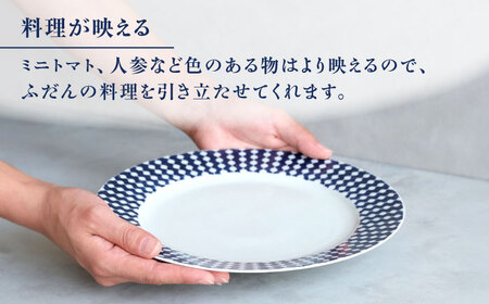 【陶器市特集】【波佐見焼】dye8号リムプレート 25cm皿 ストレート柄 2点セット【西海陶器】[OA388]