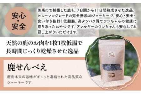  美馬市産 鹿肉 100％使用 わんこのおやつ 5種セット