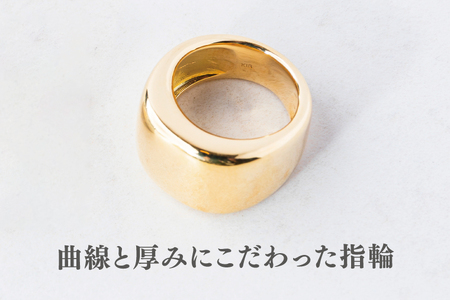 【サイズ選べる】コルエリング【K18】【リング 指輪 アクセサリー イエローゴールド 金 指輪 贈り物 ギフト ショップバック 茨城県 鹿嶋市 】（KBD-31-A）