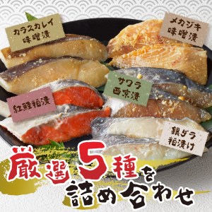 a15-377202606　【2026年6月お届け】魚心漬 5種10切