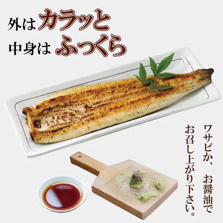 職人手焼き 国産うなぎ（白焼き１尾） 鰻 屋 川べえ  B160-030