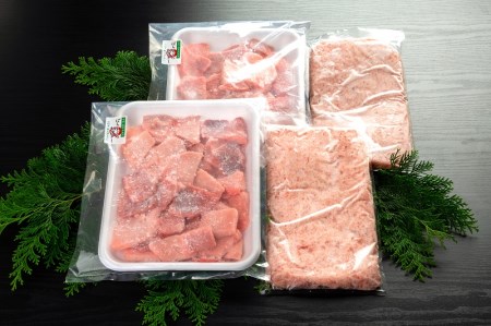 a30-315　刺身用鉢まぐろとまぐろたたき2種盛り約2kg