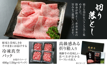 飛騨牛 切落とし 600g 黒毛和牛 和牛 飛騨高山ミート [MZ001]