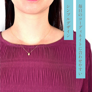 K10　イエローゴールド　ダイヤ0.05ｃｔ　ネックレス 　 管理番号208196 218-145