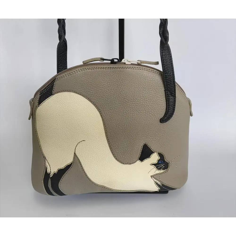 「鞄工房　香」シャム猫のショルダーバッグ
