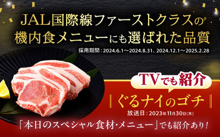 黒豚諫美豚プレミアム100 ロースステーキ 300g(150g×2枚) / 豚肉 ぶたにく ステーキ すてーき ロース ろーす テキカツ 焼肉 生姜焼き / 諫早市 / 株式会社土井農場 [AHAD084]