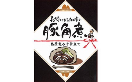 BD101コラーゲンたっぷり！長崎名物　豚角煮　島原麦みそ仕立て　5食セット