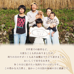 令和7年産 自然栽培米 コシヒカリ 4kg（白米2kg・玄米2kg）