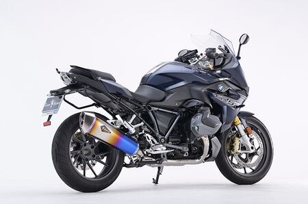R1250RT（'19〜'22）リアルスペック シングル チタンドラッグブルー / バイク マフラー 部品 パーツ カスタム / 亀山市 / 株式会社アールズ・ギア [AMBI002]