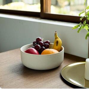 【信楽焼・明山】GRAIN WARE　SHIROTSUCHI BOWL（L）ac-01