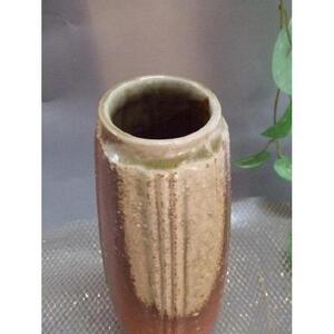 【信楽焼】三筋花入れ　花入　花器　花瓶　nha-032