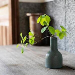 信楽焼・明山の　花入2本　12センチ　色おまかせ　boru180