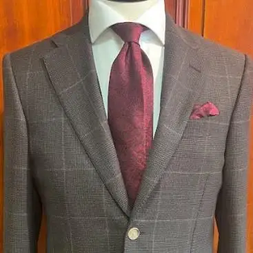 【美濃利】Makuakeで大好評！西陣織と京友禅が織りなす京都のネクタイ《ボルドー》