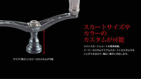 LIVRE リブレ WING 98（シマノS2 タイプ）（チタン×ブルー） F24N-940[AMBB072-7]