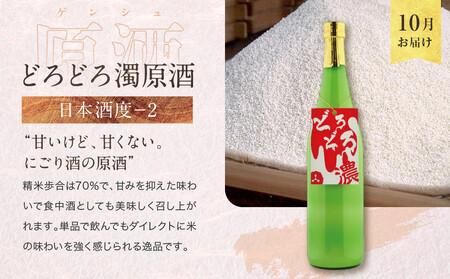 【先行予約】【定期便】 秋限定「ひやおろし」と冬限定「しぼりたて生酒」の3か月間飲み比べ （720ml×6種） | しぼりたて 新酒 純米吟醸 生酒 原酒 濁原酒 無濾過 深山菊 地酒 飲み比べ 飛騨 高山 有限会社舩坂酒造店 FB103