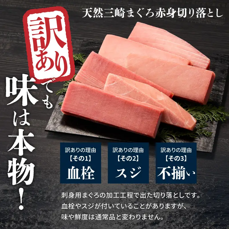 ＜選べる配送月＞＜訳あり＞天然 三崎まぐろ 1kg たっぷり10人分！ 不揃い 赤身 M020-013 【 訳あり 】 冷凍 マグロ 【 まぐろ専門の卸問屋です 】