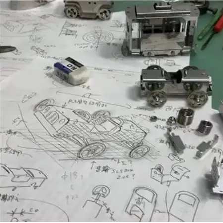 金属模型キットTOYMETAL　蒸気船【1305020】