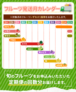 【 定期便 4回 】 ニッコリ 堪能 ！ 人気 フルーツ ご家庭用 ｜2回 3回 4回 5回 6回 7回 8回 9回 10回 11回 12回 4回（3カ月毎） 6回（2カ月毎）