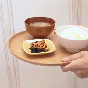 テシオ　星かげ 織部×黄瀬戸豆皿　2枚組　