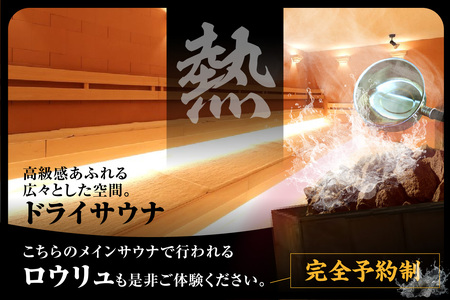 【ふるさと納税限定】　サウナイーグル１日フリー入泉券（深夜料金・宿泊ルーム代・夕食or朝食込み。１日何度でも出入り自由）		（1709）
