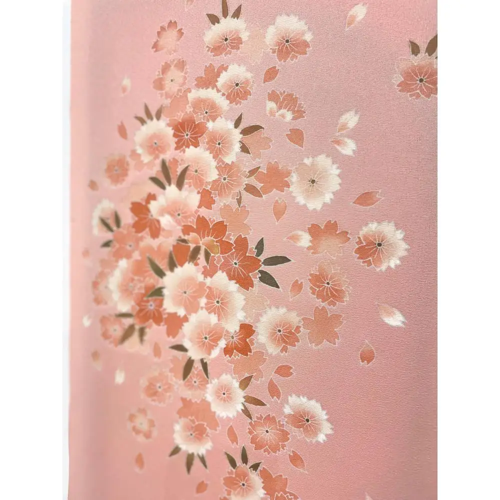 兼六園菊桜　手描加賀友禅染　帯