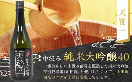 【びんご圏域連携】日本酒 飲み比べセット 天寶一「中汲み純米大吟醸40」（福山市）・醉心山根本店「醉心 紅の舞 純米吟醸原酒」（三原市）・中尾醸造「純米大吟醸 まぼろし」（竹原市）【BADL002】