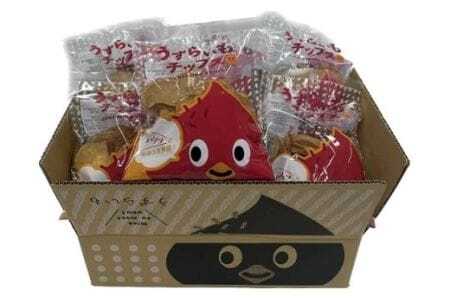 道の駅とよはしのオリジナルブランドさつまいも「うずらいもチップス（１２０g×６袋）」