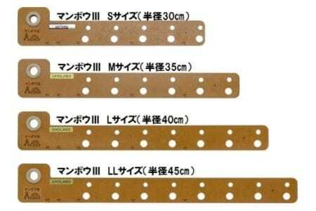ホワイトボード・黒板用アシスト定規マンボウIII（サイズ：S　半径30cm）