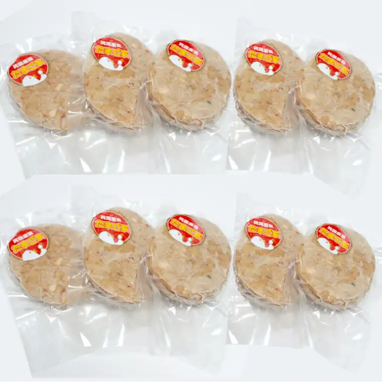 チキン ハンバーグ 約120g×10枚  (AJ018) 農場直営親鶏肉使用 ハンバーグ