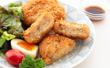 【全6回定期便】肉じゃがコロッケ 40個 3.4kg ころっけ 冷凍 揚げ物 惣菜 コロッケ 横須賀 弁当 肉ジャガ【有限会社丸伸商事】 [AKFH022]