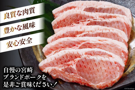 豚肉 小分け 宮崎ブランドポーク ロース トンテキ とんかつ カット 1kg [ウィズ・クリエイティブ 宮崎県 日向市 452060771]