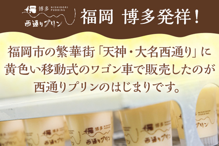 プリン 西通りプリン ポシェ 6個セット  福岡県 カスタード プリン