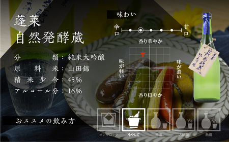 先行予約 蓬莱自然発酵蔵 純米大吟醸 [S869] [ 渡辺酒造店 ]