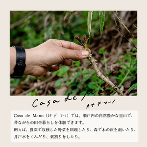 ［1日1組限定！]　広島の里山でゆったりと過ごす築120年の古民家「Casa de Mano」宿泊券　ペット同伴ok 田舎暮らし体験 一泊2日 素泊まり 貸切 1～4名様 広島空港から車で25分 チケット  自分探し 民泊 広島県 山暮らし 157001