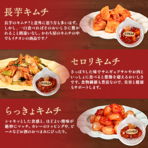 【 本場の味を再現 】 定番 キムチ 6種 詰め合わせセット 甘口 キムチ 食べ比べ 冷蔵 かわち屋