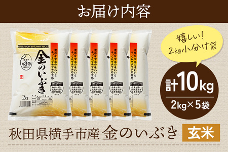 【玄米】令和7年産 金のいぶき 10kg（2kg×5袋）