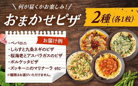 【全6定期便】【合鴨家族の小麦使用】ピザ わくわく3枚セット(マルゲリータ・お任せ2枚） 桂川町/PIZZERIA TUTTI [ADBH019] 窯焼き 野菜 人気 ピザ窯 pizza ピッツア 定期便