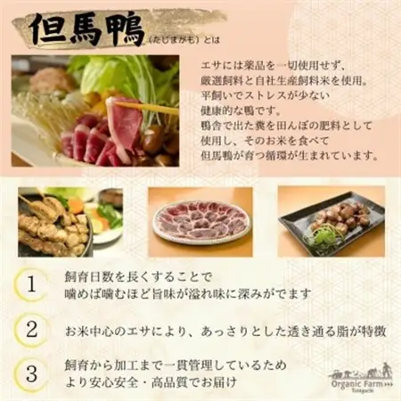 【毎月定期便】但馬鴨お楽しみコース3～4人前(鴨鍋　焼肉　しゃぶしゃぶ)全3回【配送不可地域：離島】【4055908】