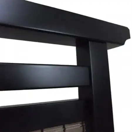 土肥家具工芸の衝立 木簾88タイプ ブラックxダークブラウン 天然木無垢材のインテリア家具_雑貨・日用品  家具・インテリア _【1518766】