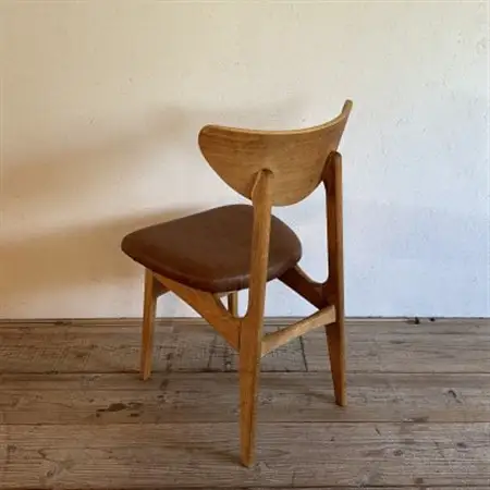 Karl Dining Chair ランド ライトブラウン ミディアムブラウンフレーム【SWOF】_雑貨・日用品 椅子・チェア・ソファ 家具・インテリア _【1547400】