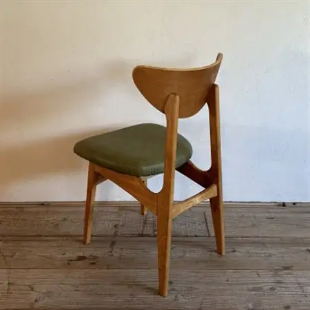 Karl Dining Chair ランド オリーブ ミディアムブラウンフレーム【SWOF】_雑貨・日用品 椅子・チェア・ソファ 家具・インテリア _【1547402】