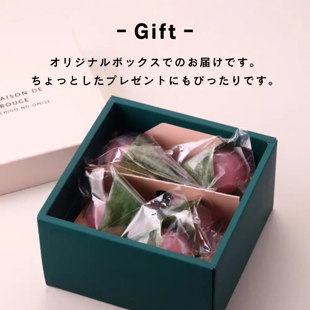 【MAISON DE FROUGE】苺と木苺の葛まんじゅう（各5個入り）｜ 京都 いちごスイーツ