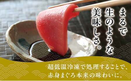 【天然】 超低温冷凍 松前町産本まぐろ赤身 | 280g (約140g×2) 冷凍 | 柵 新鮮 刺身 海鮮丼 マグロ丼 | 北海道 松前町 送料無料 MATK024