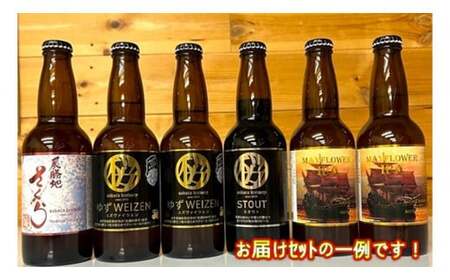 【 訳あり ビール 】 おまかせ 6本 セット (1本約 300ml ～ 320ml ) クラフトビール 詰合せ さくらブルワリー 岩手県 北上市 C0510 東北 国産 クラフトビール 地ビール お酒  年末年始おすすめ お正月家飲み パーティー向け おうちバー